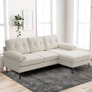MEROUS Ecksofa, Sofa mit Schlaffunktion, Sofa 3 Sitzer in L-Form, Couch Wohnzimmer Polstermöbel