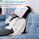 MEROUS Ecksofa, Sofa mit Schlaffunktion, Sofa 3 Sitzer in L-Form, Couch Wohnzimmer Polstermöbel