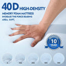 MEROUS Surmatelas Memoire Forme - 7.5cm sur Matelas 2 Personnes ,Epaisseur sur-Matelas pour Adulte Mémoire de Forme  avec Housse Amovible et Lavable